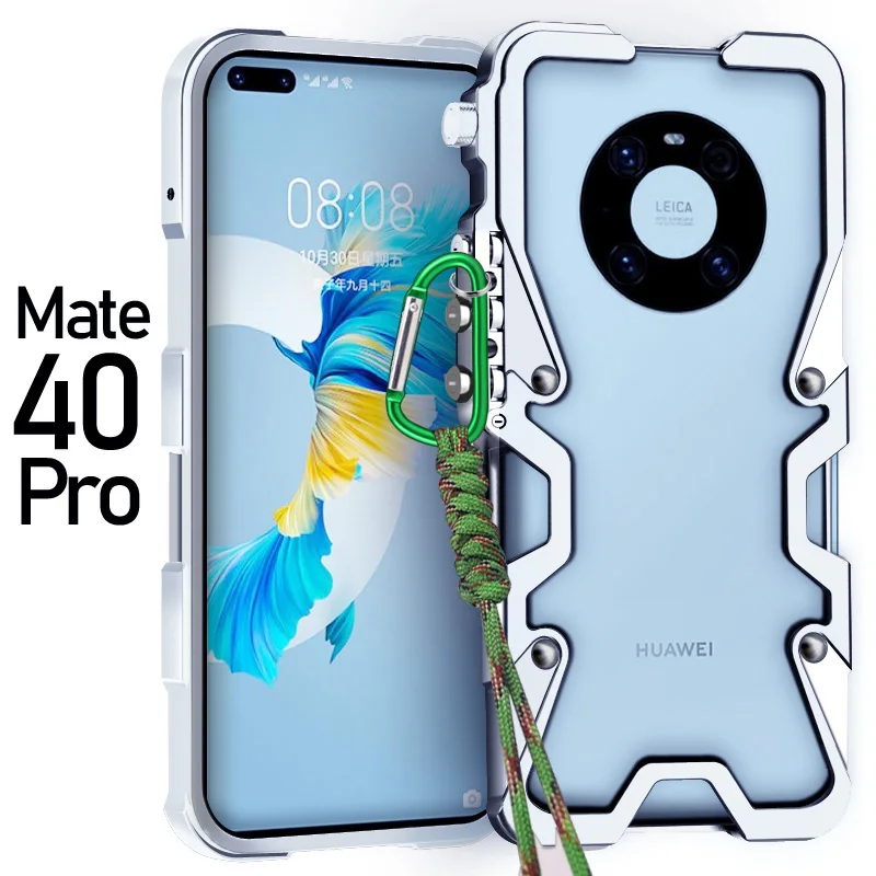 

Роскошный бронированный металлический алюминиевый чехол Zimon для телефона Huawei Mate 70 60 50 40 30 Pro RS, механический чехол с черепом ручной работы