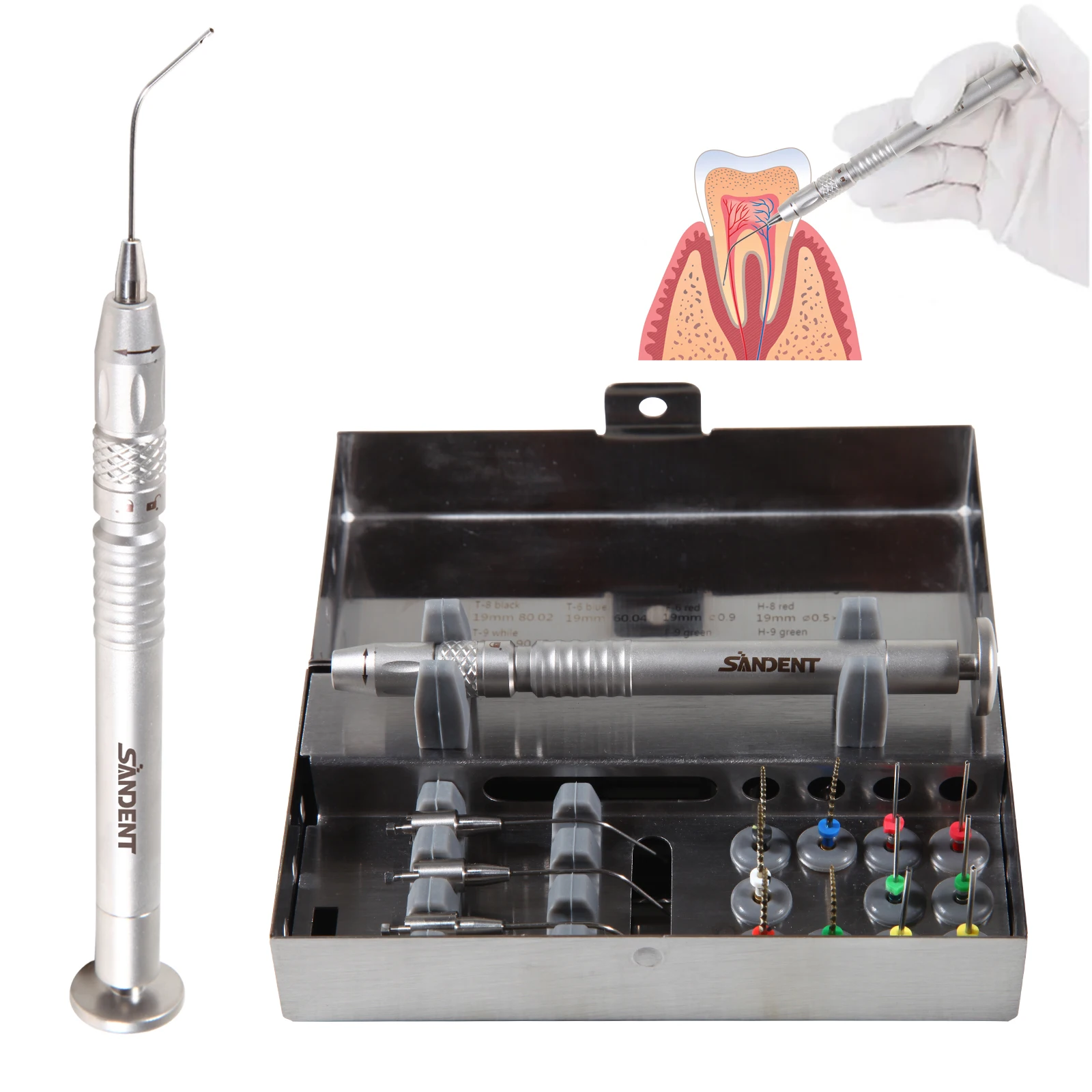 Dental Equipment Endo Endodontic Root Canal Files Extractor Broken File Removal System Kit Dentist Instrument