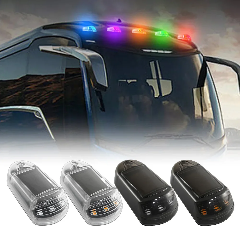 5X أضواء الكابينة الشمسية اللاسلكية Led أضواء سقف الكابينة شاحنة سقف لاصق الكابينة ضوء المصباح مقاوم للماء لسيارات الدفع الرباعي RVs المقطورات الإضاءة