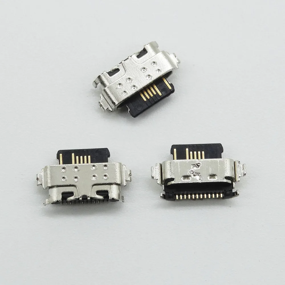 5pcs Type-C Micro USB Charger Socket Jack Port Plug For Alcatel 3X 2019 5048 5048A 5048U 5048Y 5061 5086 Charging Dock Connector