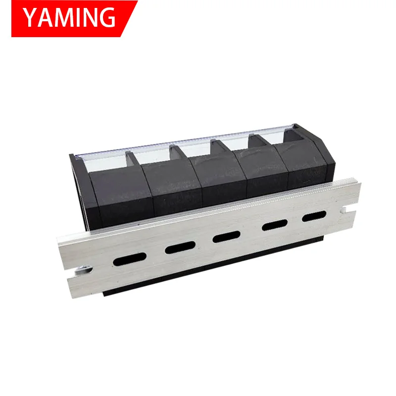 TD Series 15/20/30A Terminal Block DIN Rail Mounting 5/10/15/20/30/35/40/50 Position Brass Part TD-1505