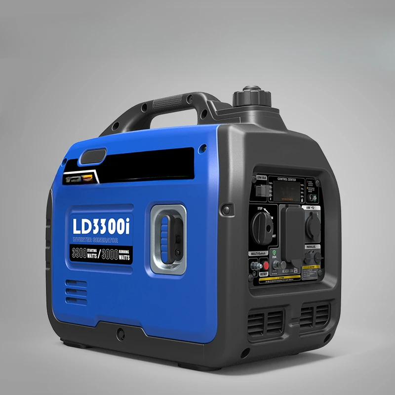 1/2/3/5kw Benzine Variabele Frequentie Generator 220V Eenfase Handstart Rv Reizen Naar Huis Buiten Draagbaar