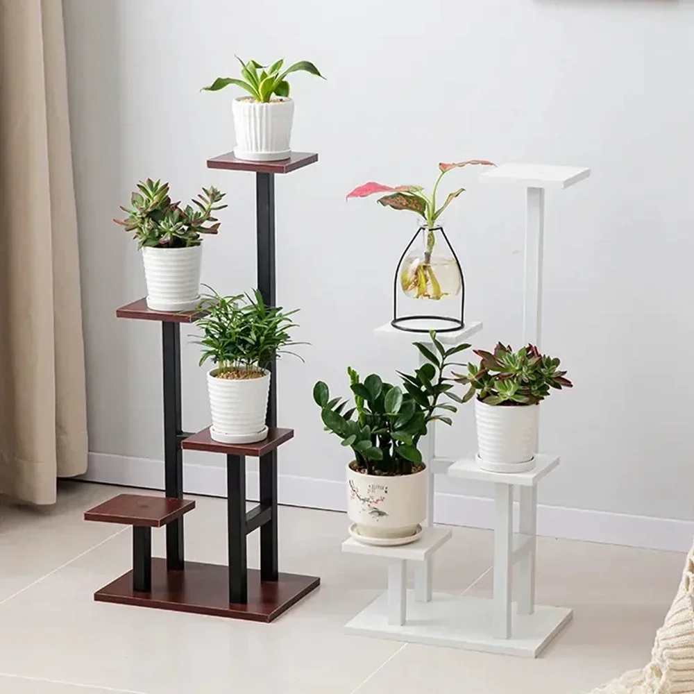 Flower Rack Multi Flower Vase Rack Simple Shelf Storage Stand For Flowers Indoor Plant Stand Simple Shelf Storages Pot Holder