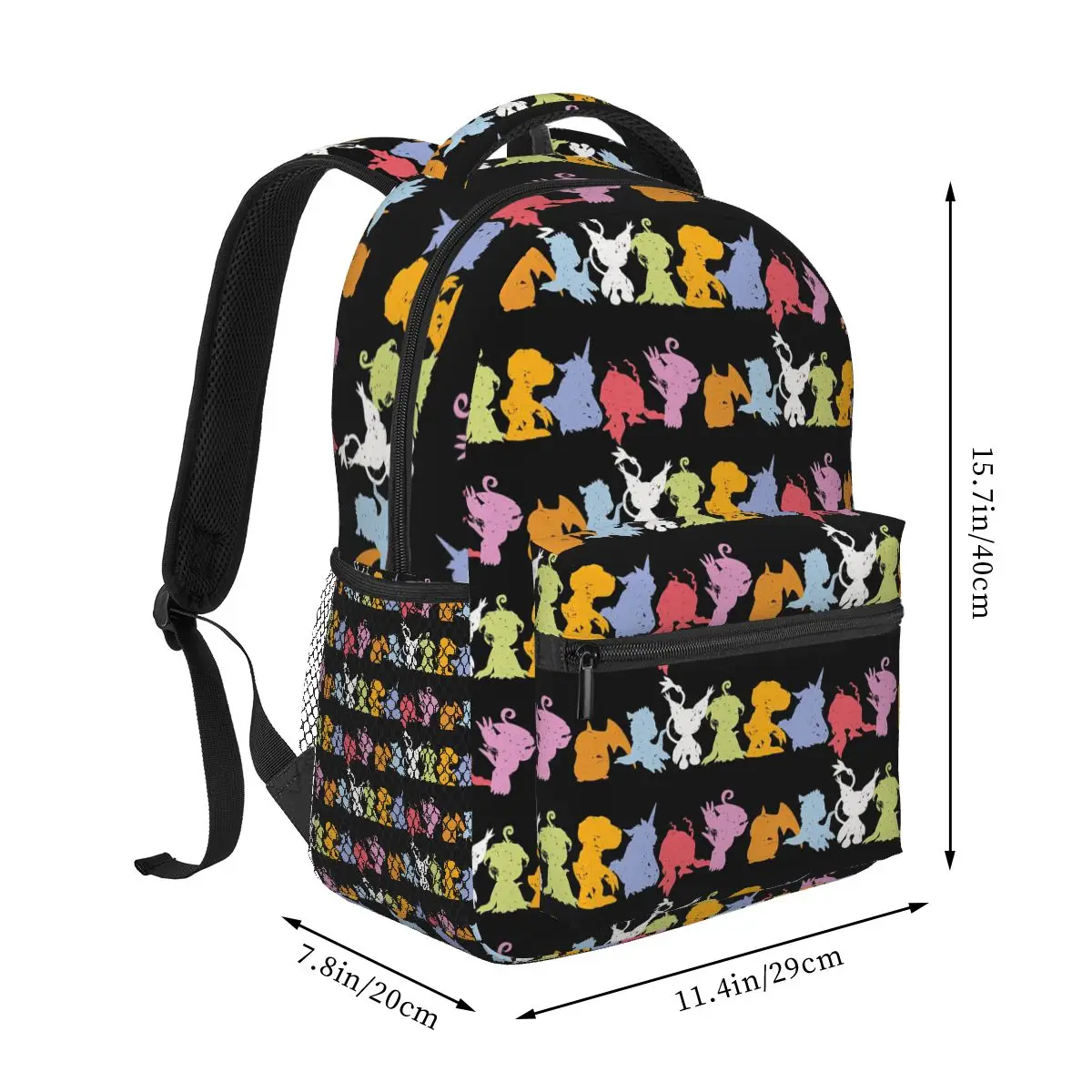 Rookies Lineup Digimon Agumon Matt Gabumon Sora Anime Backpack Student Boys Girls BookBag Laptop Shoulder Bags for Men Women