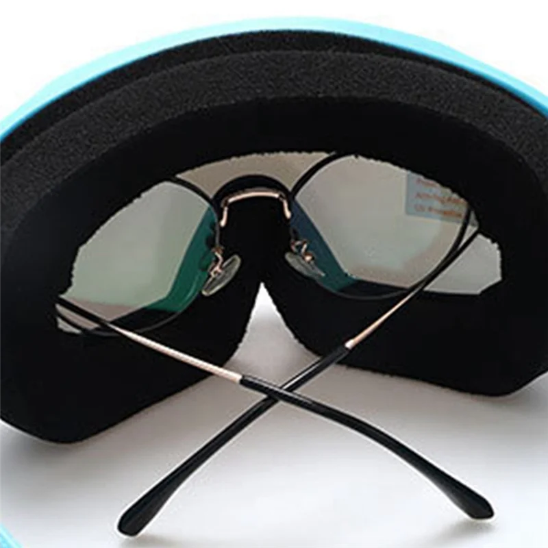 NALFI-Double-Layer Anti-Fog Ski Goggles Myopia Adult Snow Goggles With Spherical Lens For Adults, Skiing And Mountaineering Gear