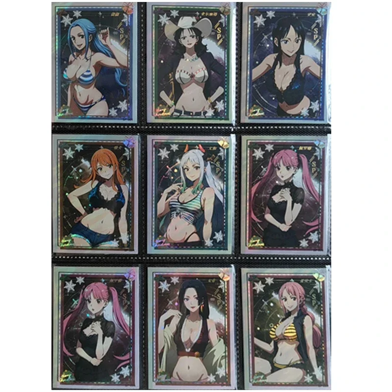 Anime One Piece SP LGR BMR Serie Carte da collezione Rufy Hancock Nami Robin Zoro Yamato Regali di compleanno di Natale Giocattolo per bambini