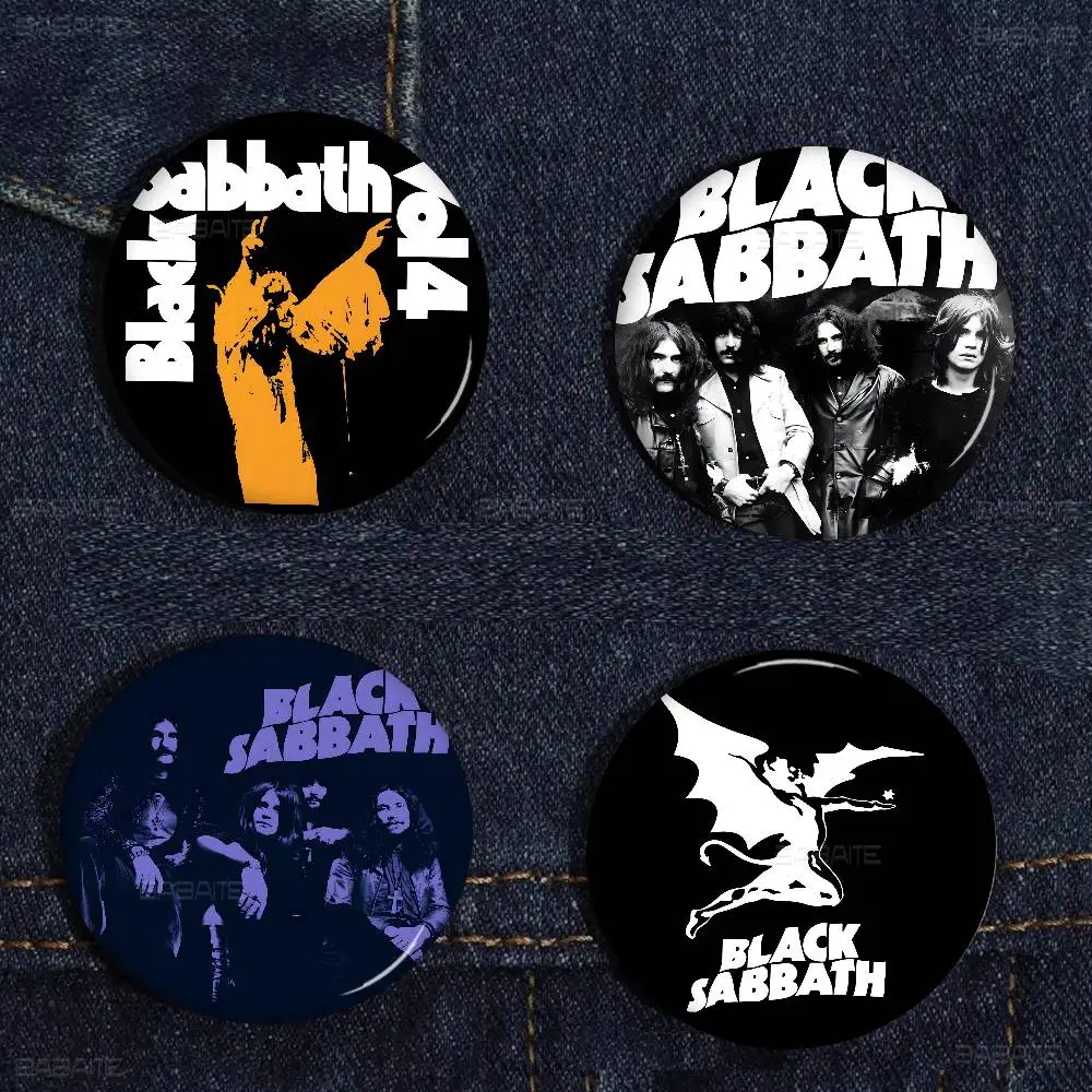 Значок-брошь ручной работы B-Black Sabbath Band в стиле аниме для одежды, мультяшный значок, украшение для рюкзака, аксессуары для бижутерии