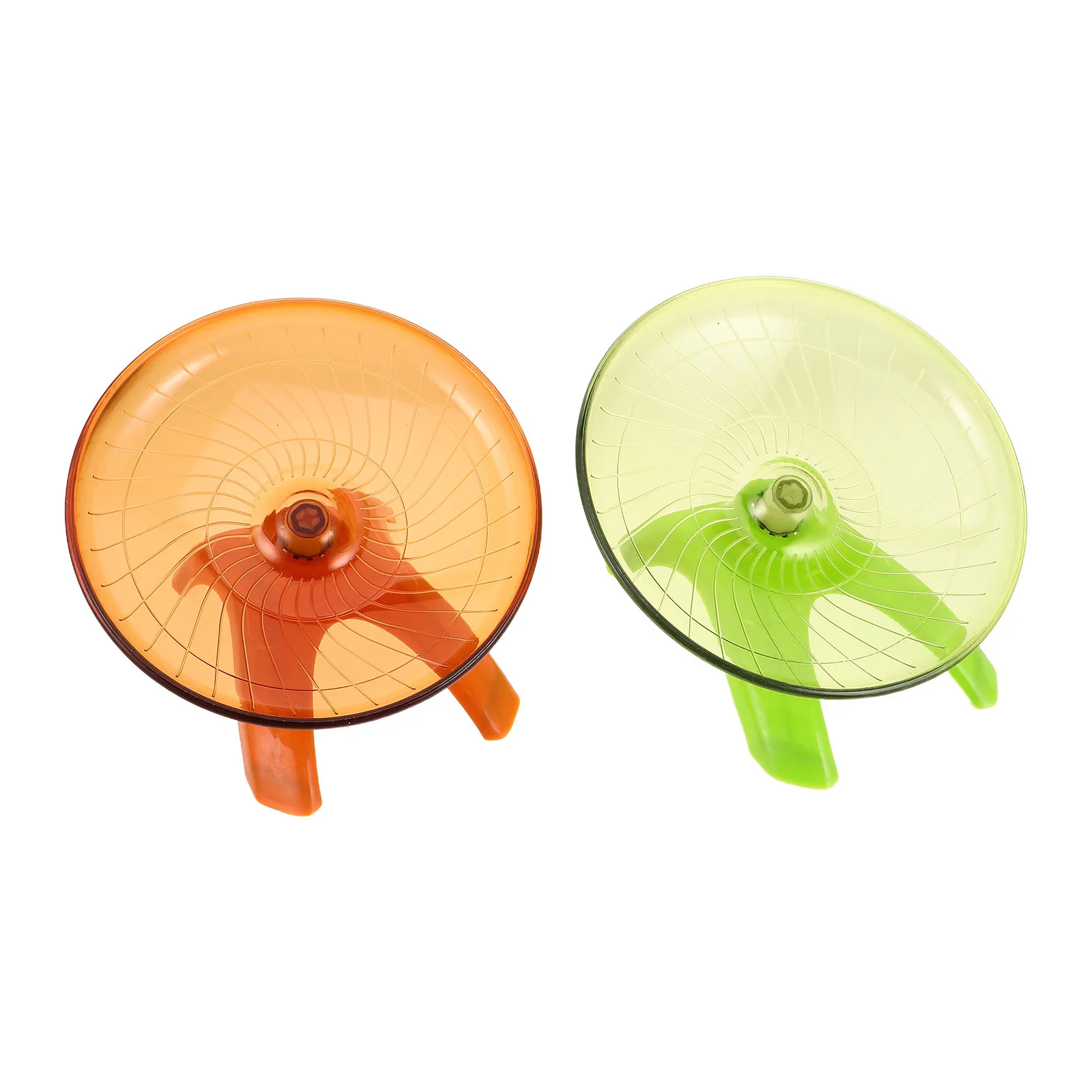 

2pcs Pet Running Wheel Large Silent Hamster Exercise Wheel For Small Animals Spacious Durable Cage Accessories