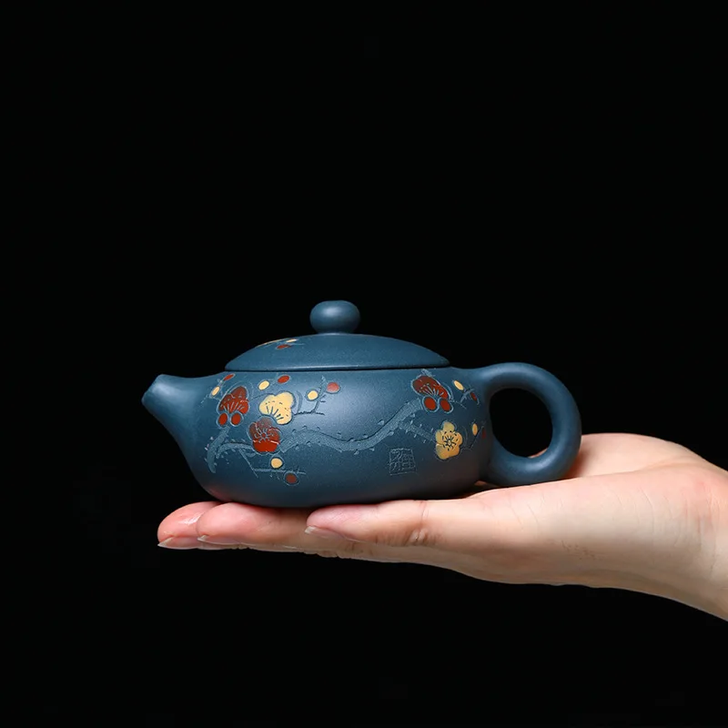 Imagem -06 - Real Handmade Teapot Yixing para Kung fu Zisha Tea Grupo Gypsy Clay Xishi Pot Chaleira Chinesa Pure Teaware 180ml