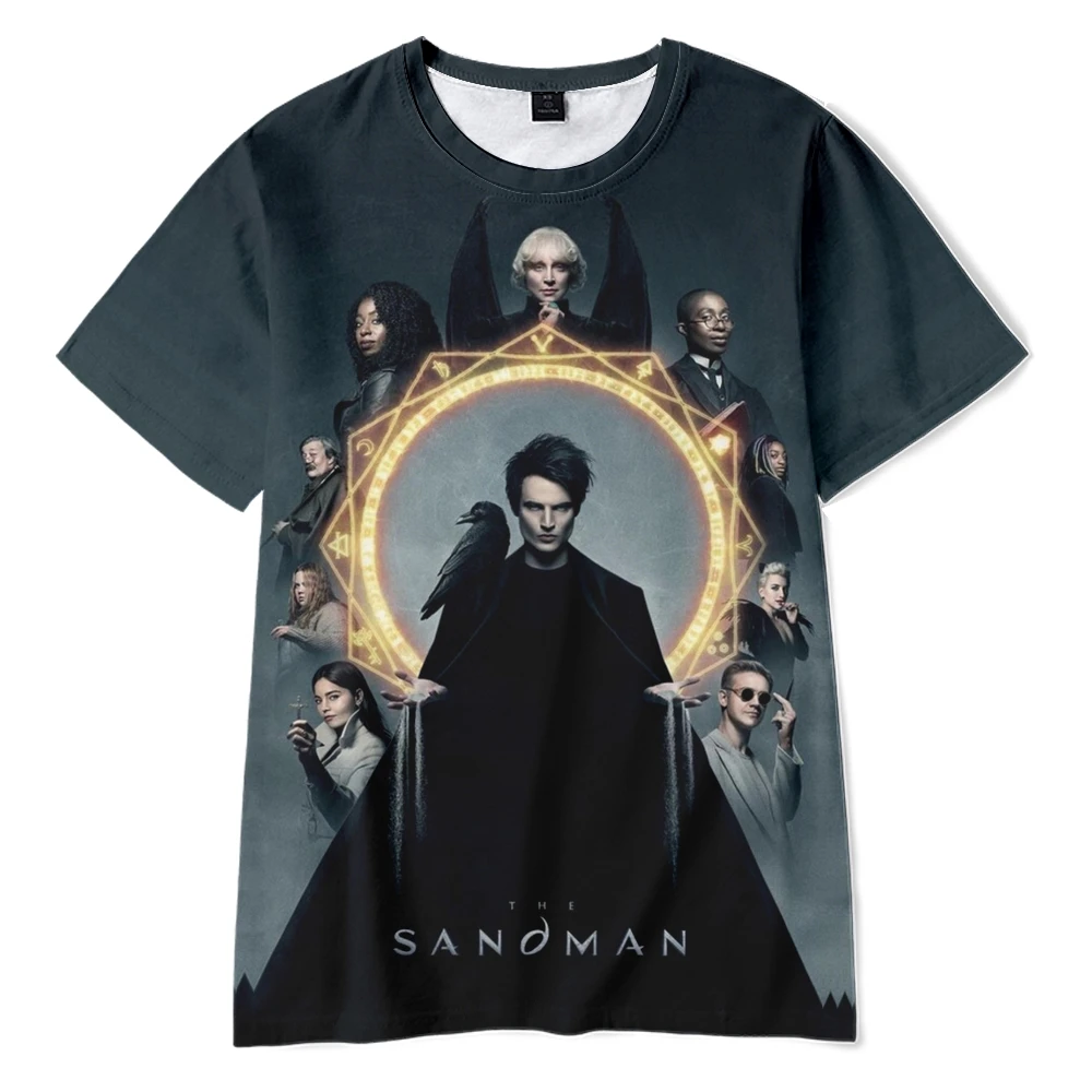

The Sandman Tshirt Crewneck Short Sleeve Tee Women Men T-shirt American Television Casual Style 3D Clothes