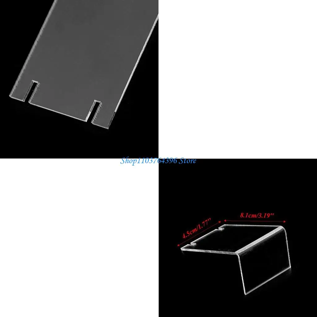 

Черный прозрачный держатель для сережек L-образный дисплей для сережек, витрины для ювелирных изделий, маркетинговые держатели,