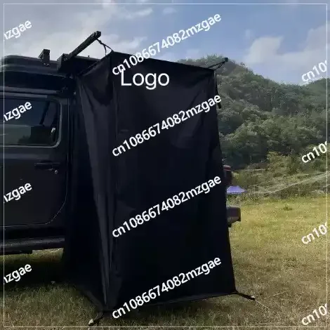 Heavy Duty 210D Oxford Tailgate Shower Tent, Windproof Waterproof Privacy Enclosure for SUV/MPV