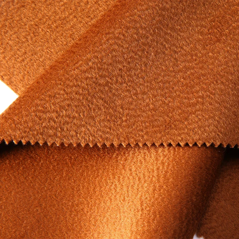 100% Pure Australian  Cashmere Wool Double-Sided Wave Woolen Autumn Winter Overcoat Fabric Private Customizable Cloth/0.5m