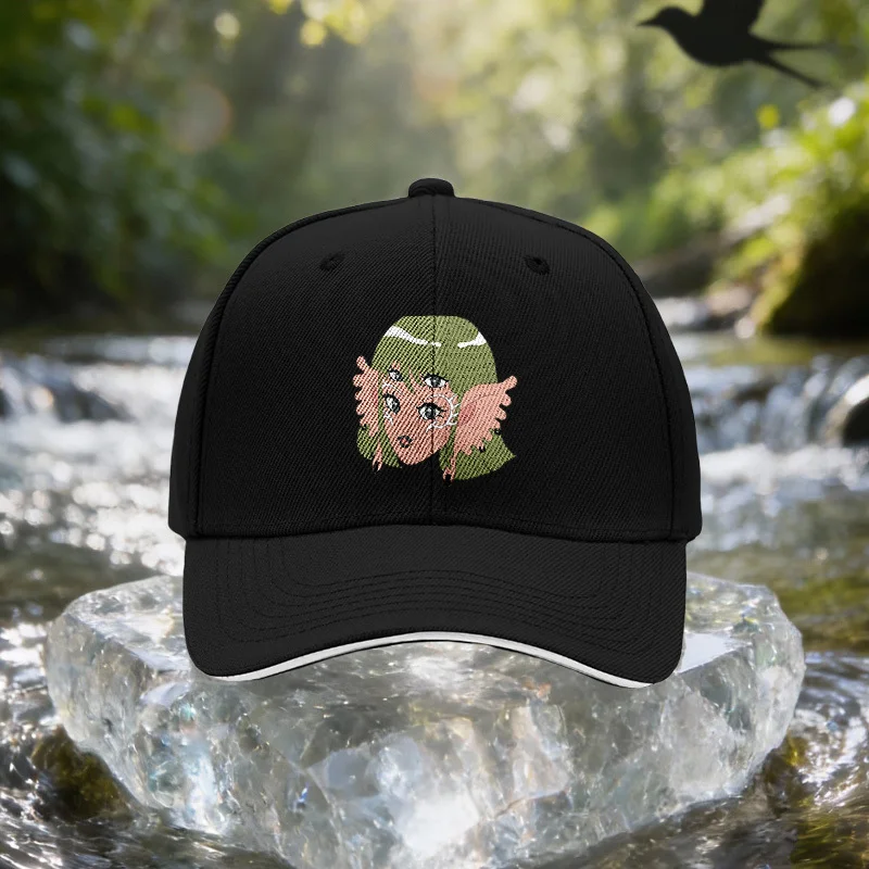 Alien Face Sandwich Baseball Cap, Unisex Easy Lightweight Adjustable Outdoor Sun Hat, Ideal Gift for Travel, Parties, And Birthd