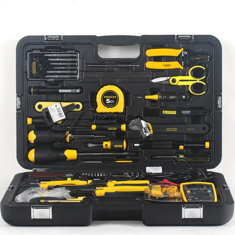 61 pieces of telecommunications tool set, household toolbox, electronic and electrical appliances