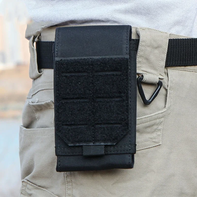 Tactical Pouch Outdoor Mobile Phone Small Pouch Waist Bag EDC Tool Accessories Bag Vest Pack Cell Phone Holder