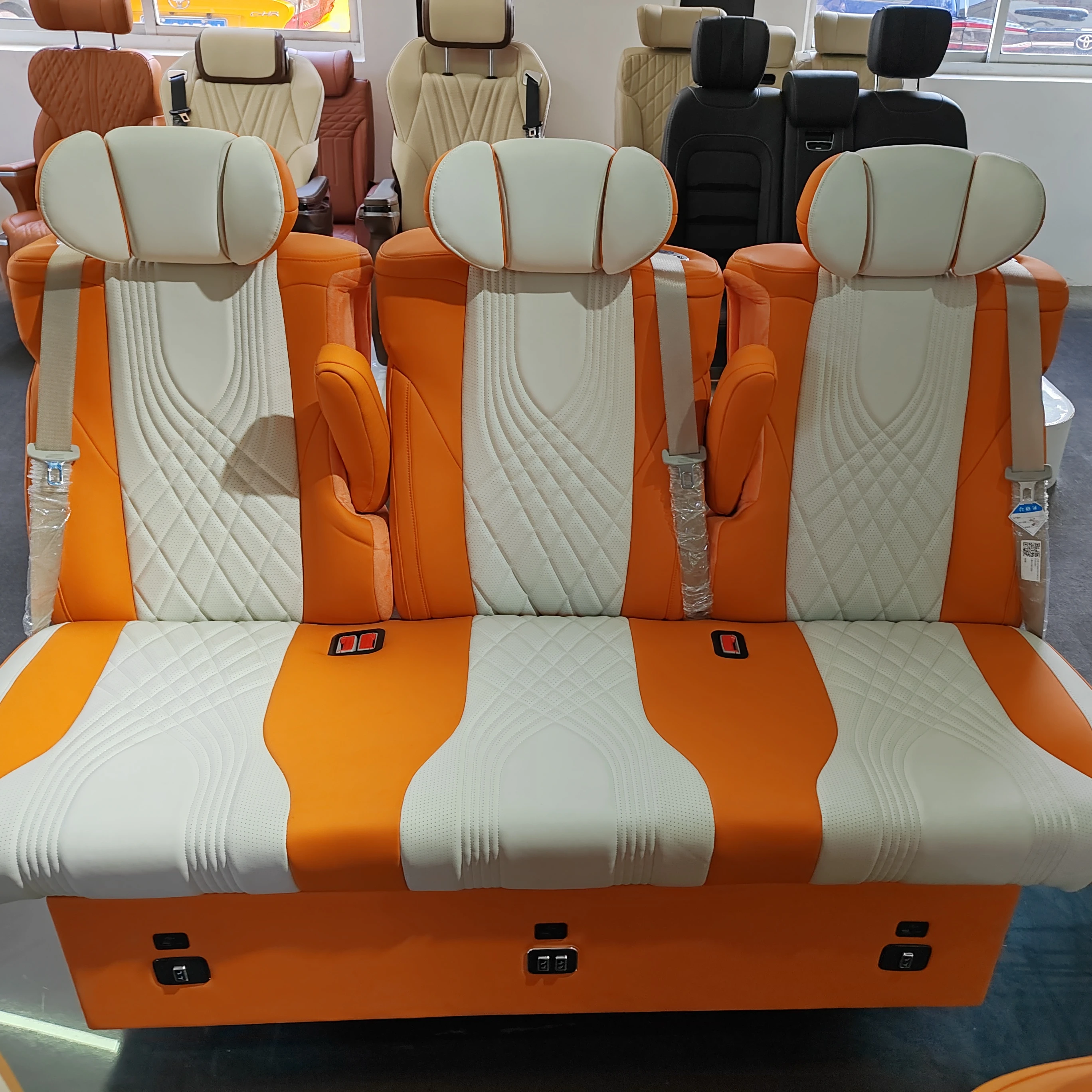 Factory Direct Sale Luxury Van Three -seat Bench Four-seat Bench for Sprinter HIACE for Vclass for Metris VITO W447