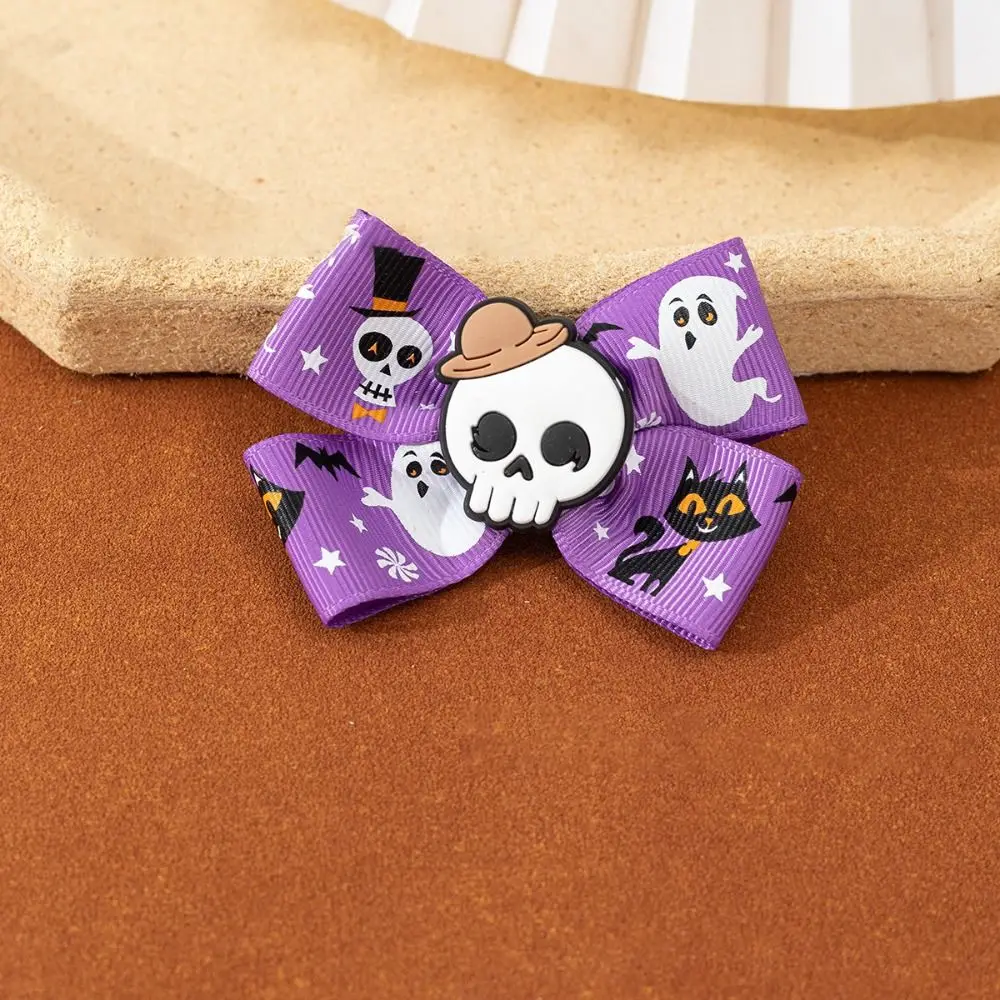 إكسسوارات الشعر شبح الهالوين القوس مشبك شعر مقلة العين دبوس الشعر اليقطين دبوس الشعر الإبداع مضحك الخفافيش منقار البط كليب تأثيري