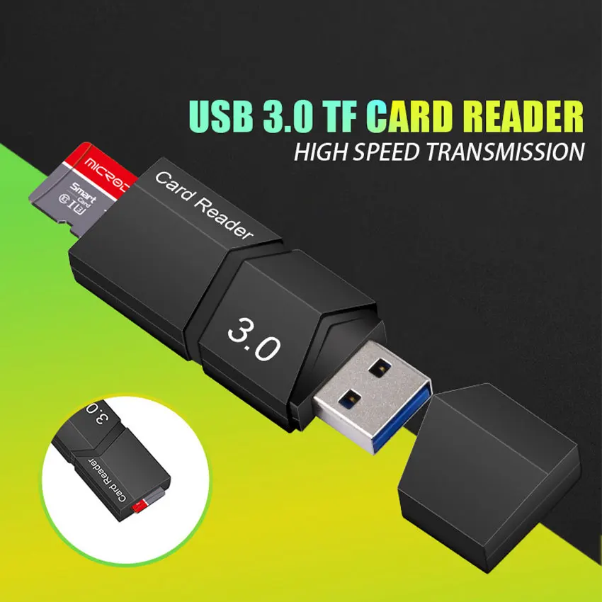 1PCS Micro SD Card Reader USB 3.0 Card Reader 2.0 For USB Micro SD Adapter Flash Drive Smart Memory Card Reader SD Cardreader