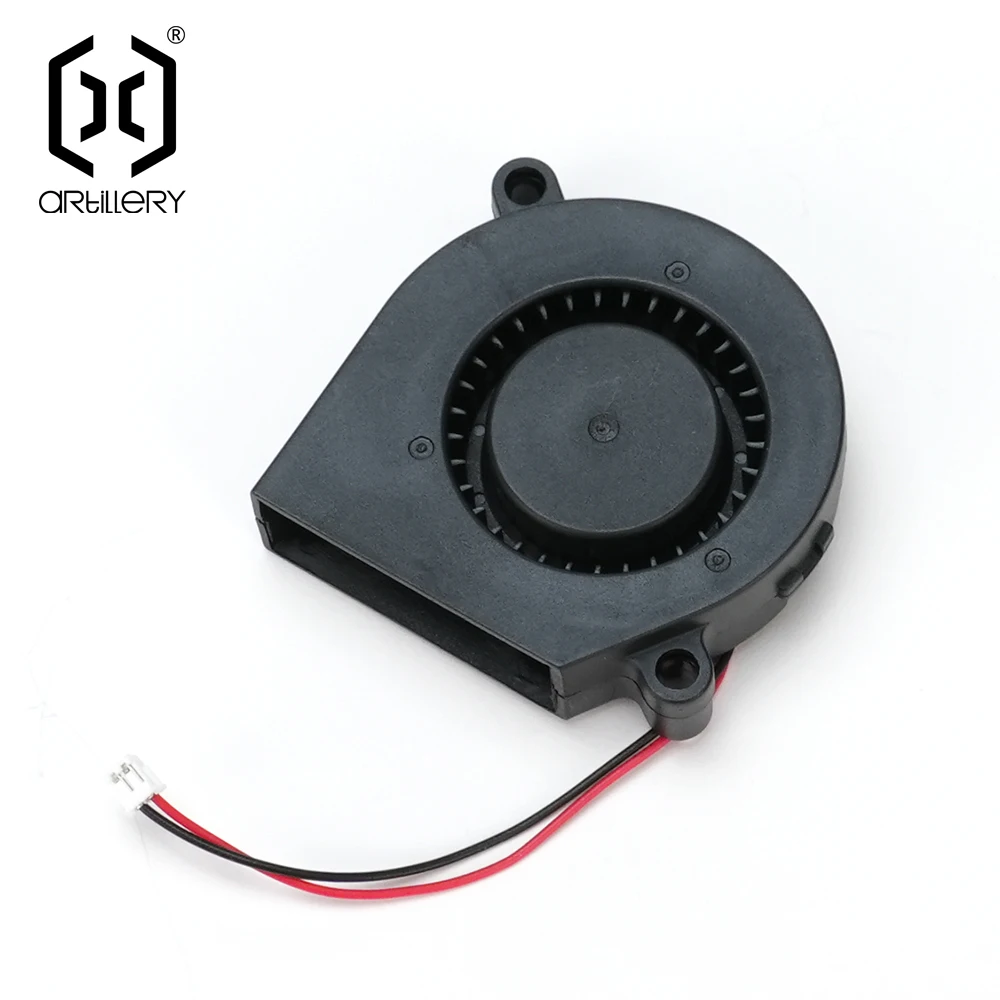 

Artillery X4 Pro Plus 3d-принтер Экструдер Hotend Охлаждение Дув воздуха Бесщеточный вентилятор постоянного тока 5015 24 В 0,3 А EFC-05C 24H Радиатор