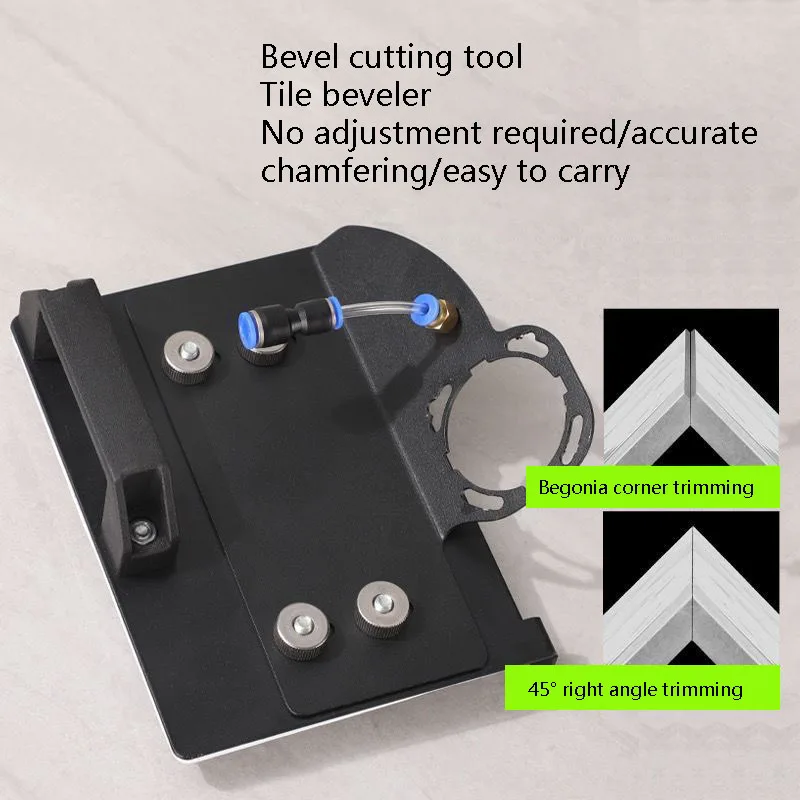 

New 45 Degree Tile Chamfering 100 Type Angle Grinder Bracket Metal Tile Cutting Chamfering Tool Angle Cutting Bracket