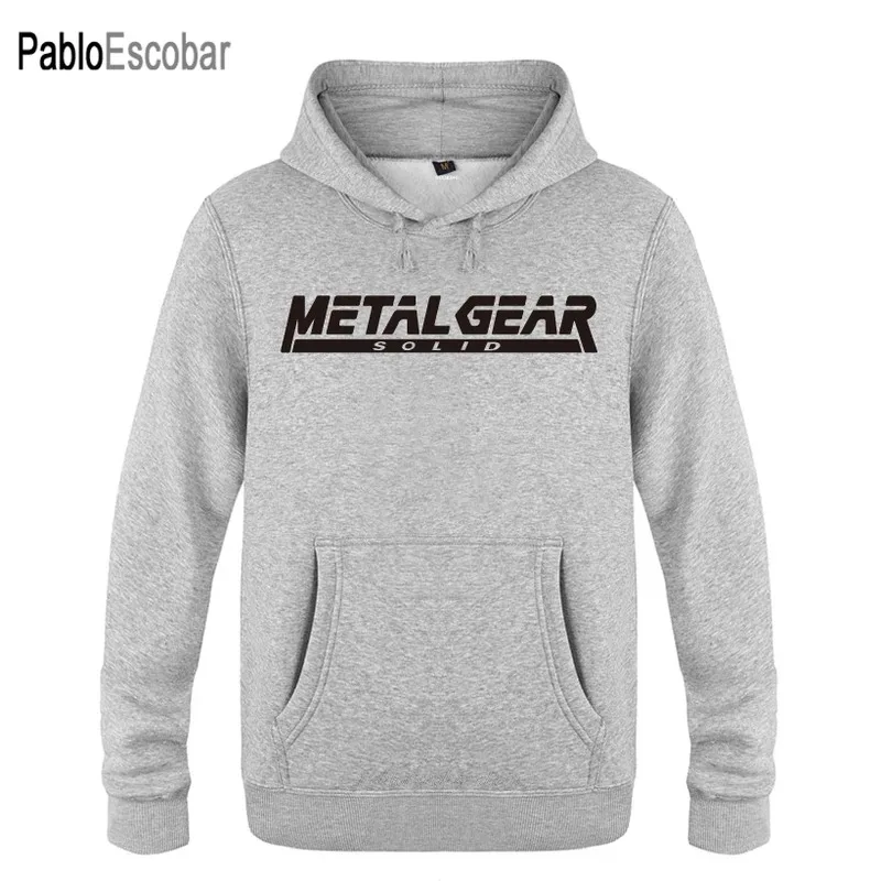 

2024, топ, деловая мода, универсальные модные однотонные толстовки с буквами MGS Metal Gear, мужские пуловеры, флисовые толстовки с капюшоном