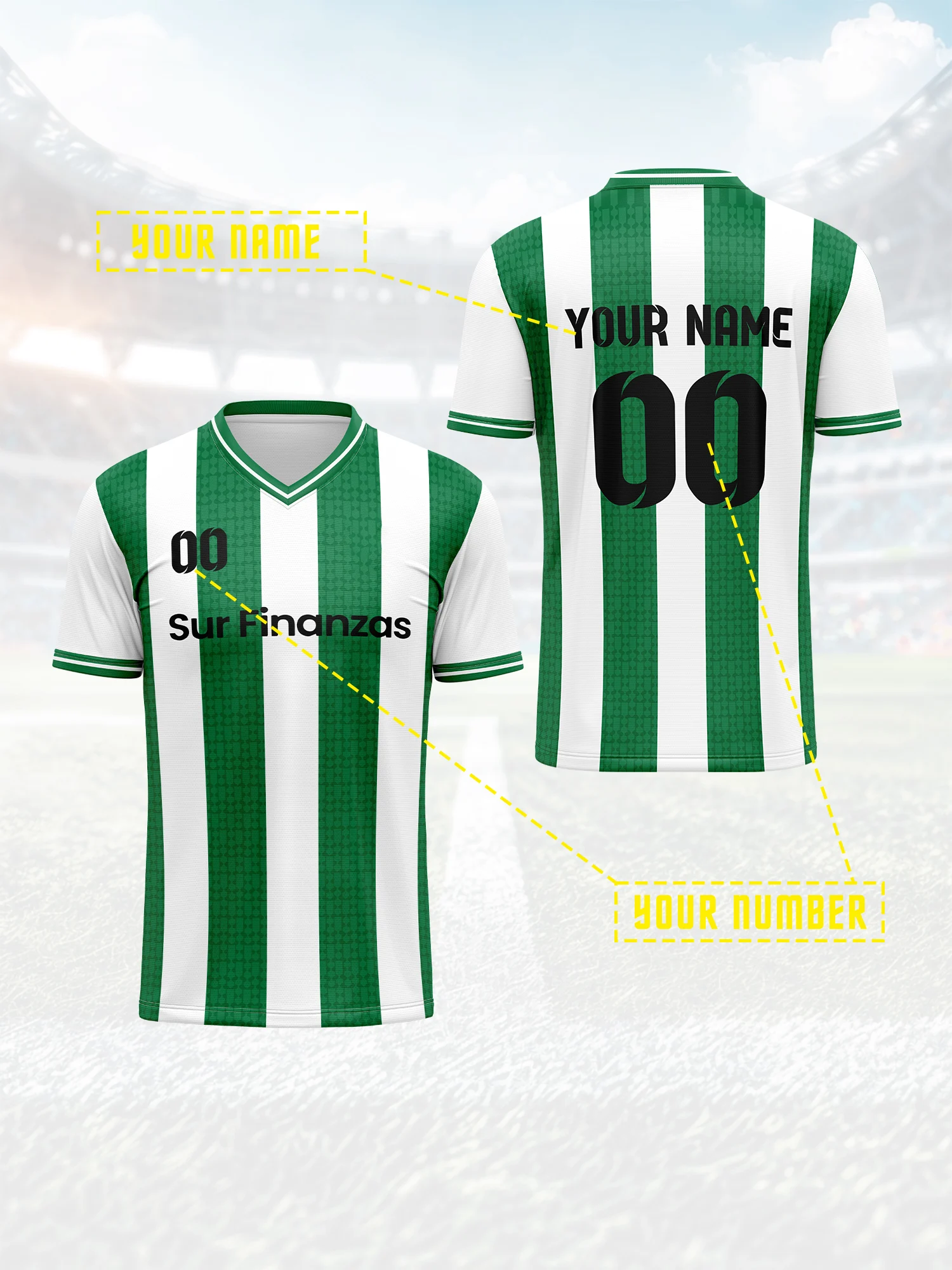 

2026 Men's and Women's Customized Name and Number Sports V-Neck Jerseys, Quick-Drying, Fashionable, Sublimation Technology