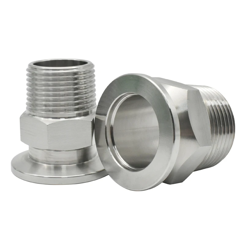 KF High Vacuum Outer Wire Joint Hexagon 304 Stainless Steel KF16/25/40/50 Quick Flange Fittings British 3/4 