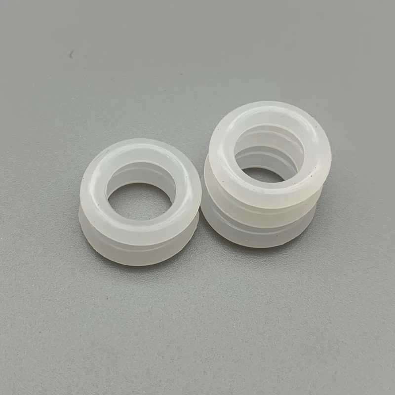 10Pcs Silicone Ring Gasket CS 5mm OD60mm ~ 150mm VMQ White Food Grade Waterproof Washer Rubber Silicone Gasket Rubber O-Ring