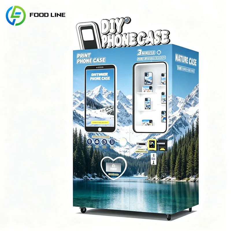 Phone Case Kiosk Automatic Vending Machine Custom Case Machine Touch Screen Business Equipment Customized