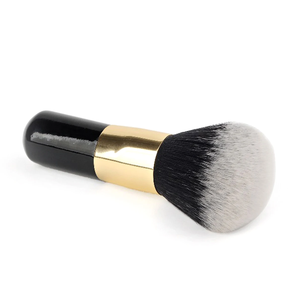 

Flat Foundation Brush For Liquid Cream Blush Bronzer Powder Makeup Tool Gold Black Brush Kit