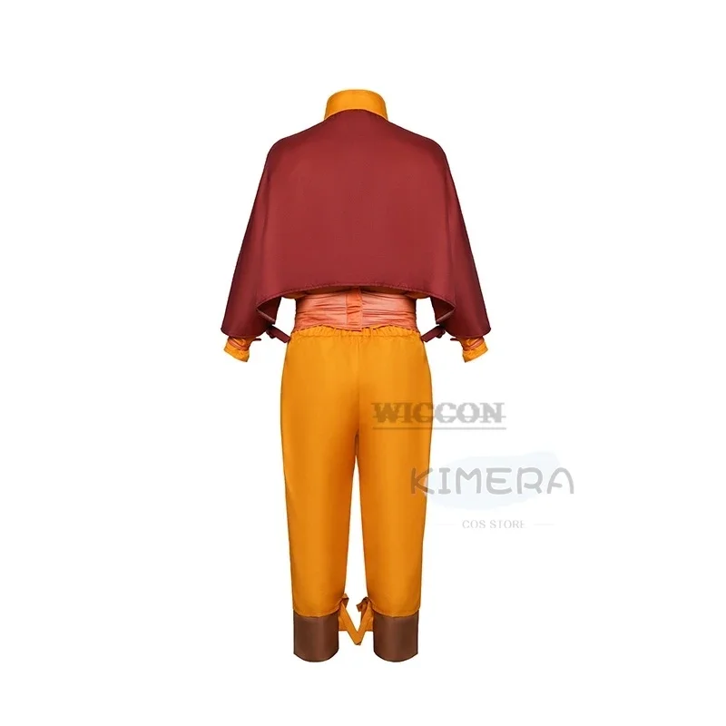 Avatar Aang Cosplay Costume para Crianças, Avatar The Last Airbender, Macacão Infantil, Roupas de Halloween, Terno de Carnaval, Roupas masculinas