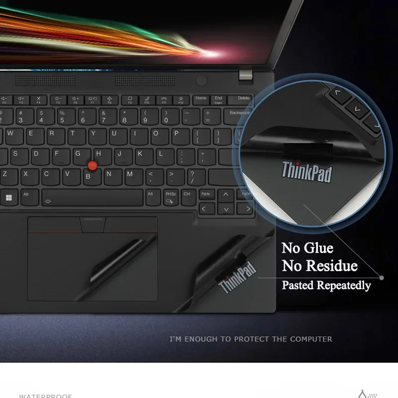 ฟิล์มติดผิวสติ๊กเกอร์ไวนิลตัดบางๆสำหรับ ThinkPad X13 Gen 4 3 2023 Gen 2 2022 Gen 1 YOGA Gen 1ป้องกันแสงสีฟ้า