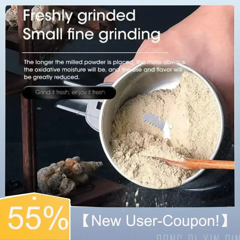 A60T New Electric Multifunctional New Grinder 400W Home Kitchen Cereal Grinder Machine For Beans, Grains, Nuts, Spices