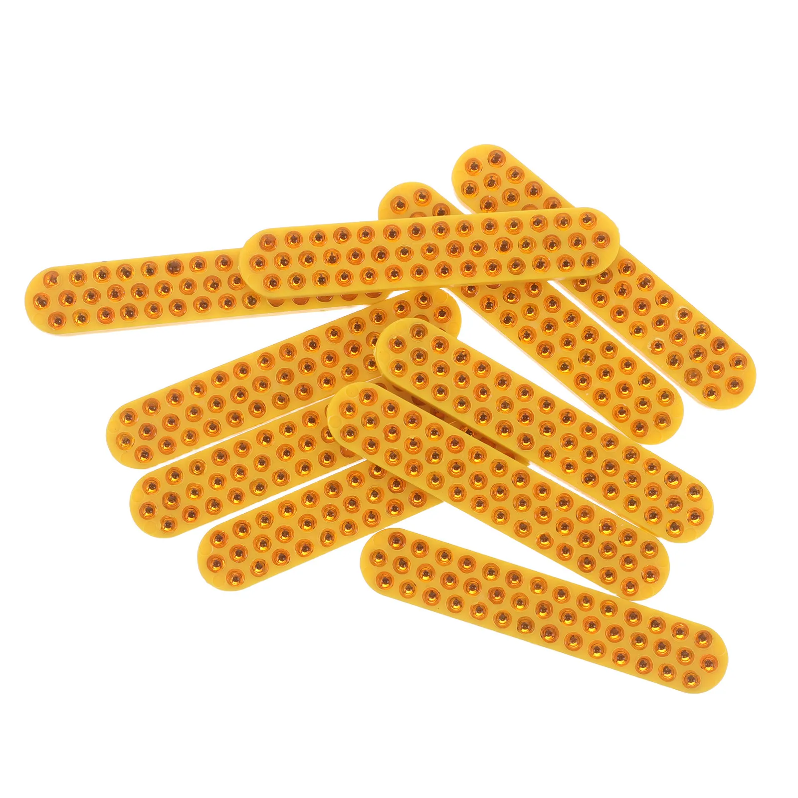 10Pcs Reflective Pavement Markers Bead Road Reflectors for Highways Driveways Parking Lots All Weather Night