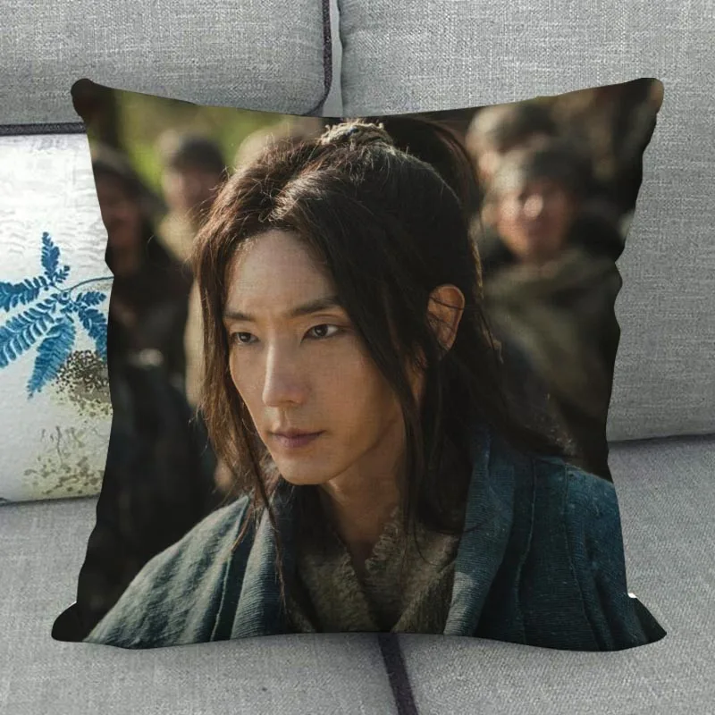 LEE JOON GI Pillowcase Home Textile Cotton Linen Fabric 45x45cm One Side Decoration Pillow Cover New WJY12.25