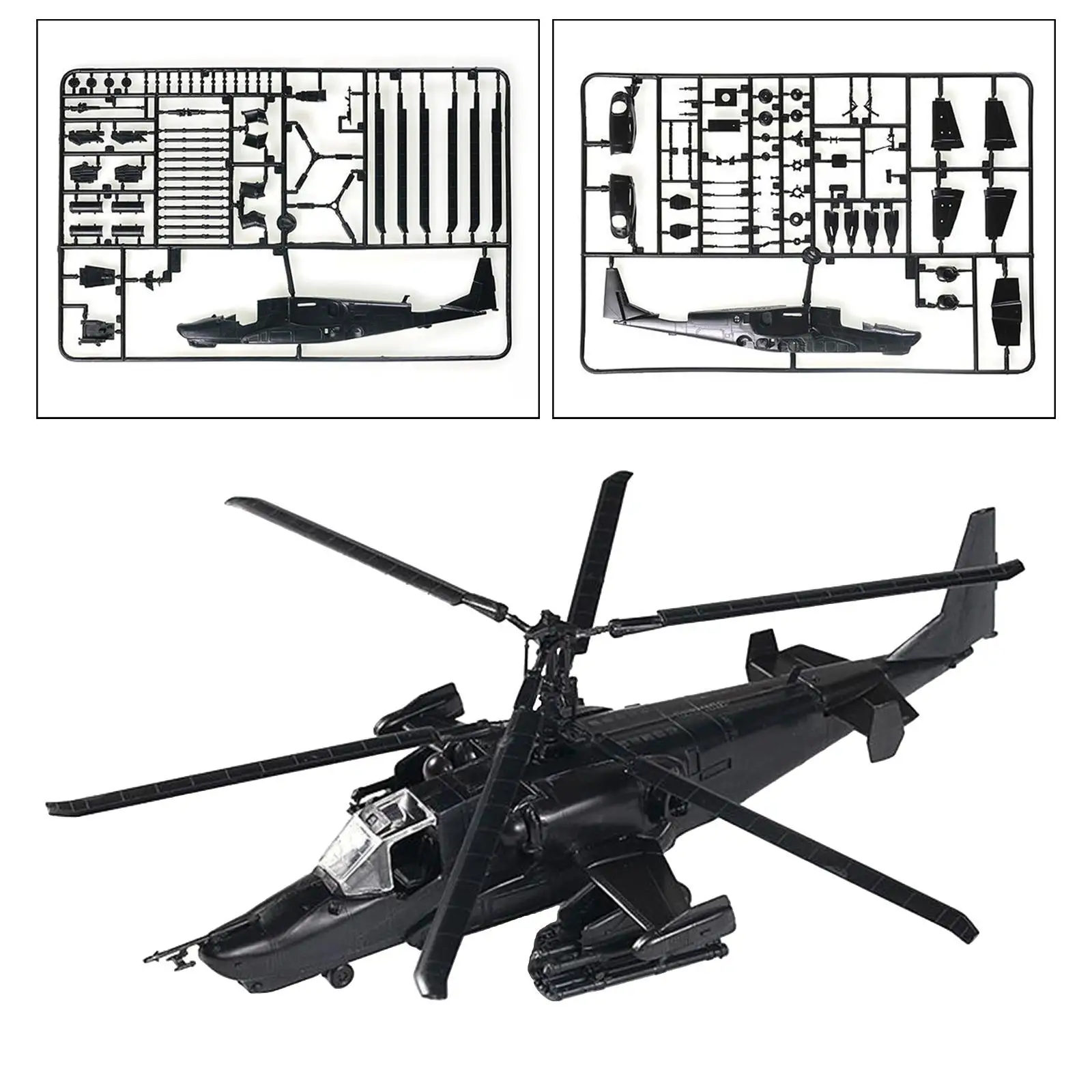 Airplane Model Kits Simulated Building Kits Russian Helicopter Model Kits DIY Assemble Aircraft Model for Adults Kids Gifts Home