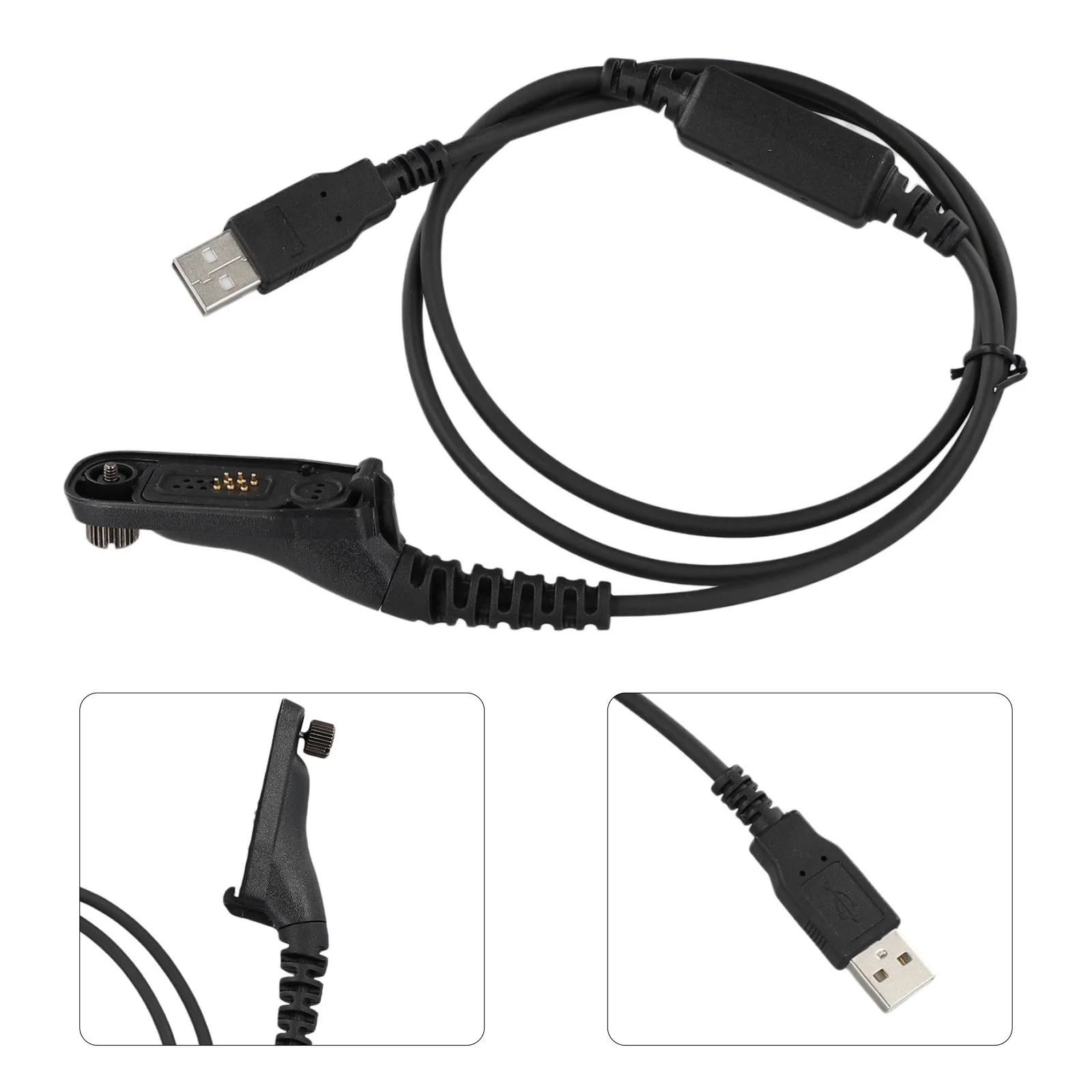 Útiles accesorios de Cable de programación USB Coaxial a USB para Motorola DP4800 DP4801 DP4400 DP4401 DP4600 DP4601