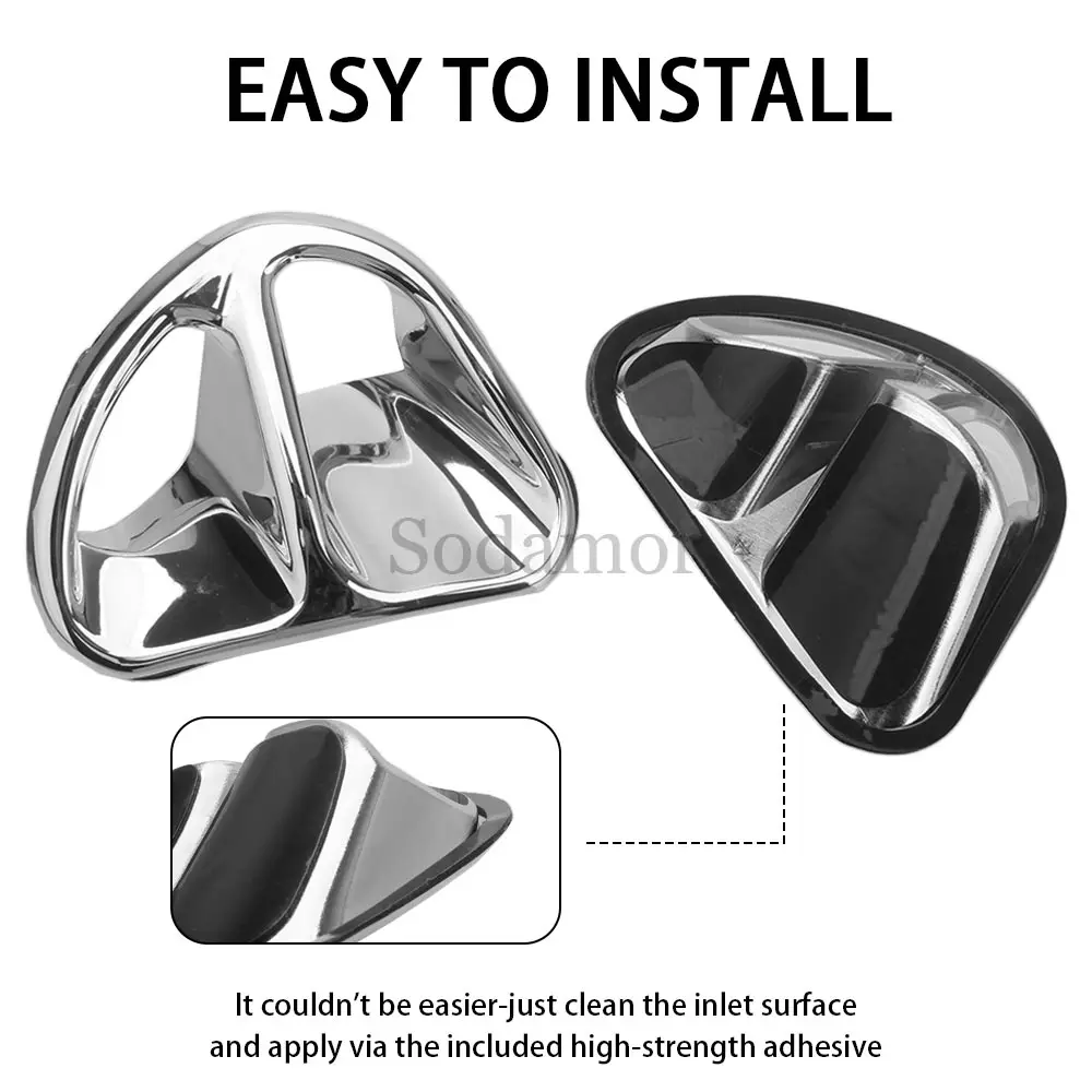 Motorcycle Accessories Chrome Fairing Air Intake Accents For Honda Gold Wing Airbag/Audio / Comfort /Nav /ABS GL1800BM 2006-2016