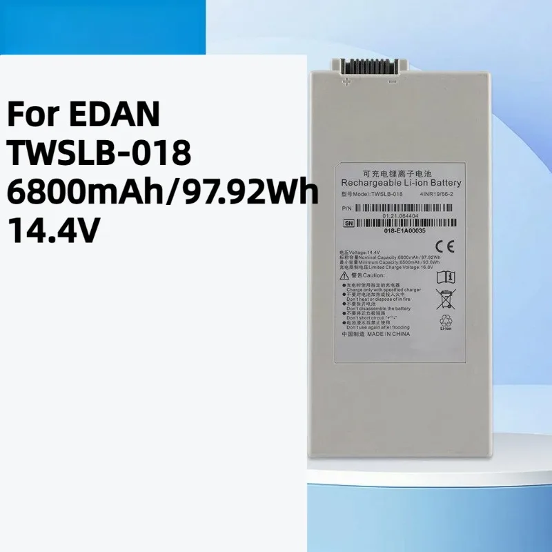For EDAN TWSLB-018 6800mAh/97.92Wh 14.4V Battery