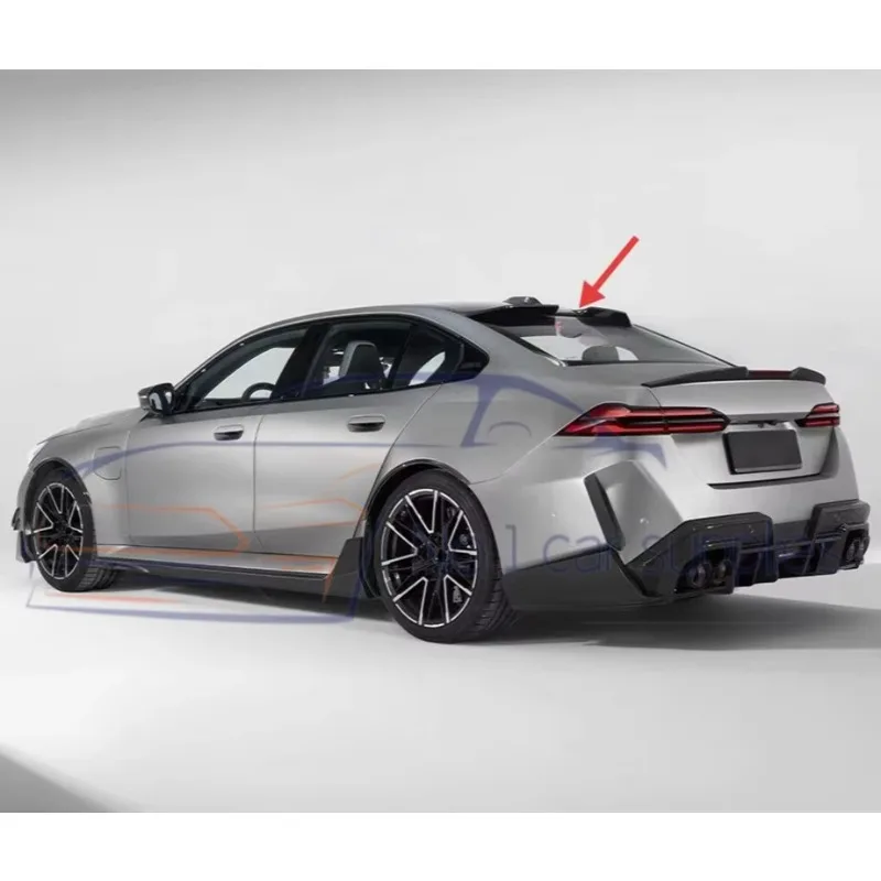 2025 High Quality Dry Carbon Fiber SQ Style Top Wing M5 Car Spoiler for M5 G90 G99 Rear