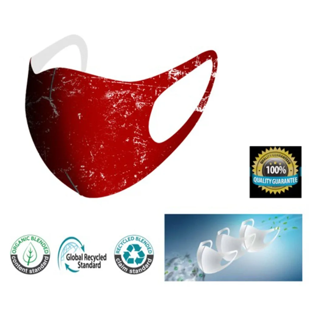 قناع وجه من القماش الملون قابل لإعادة الاستخدام، قناع أنيق محايد قابل للغسل في الهواء الطلق، قناع واقٍ للوجه مقاوم للغبار، قناع قابل لإعادة الاستخدام #6