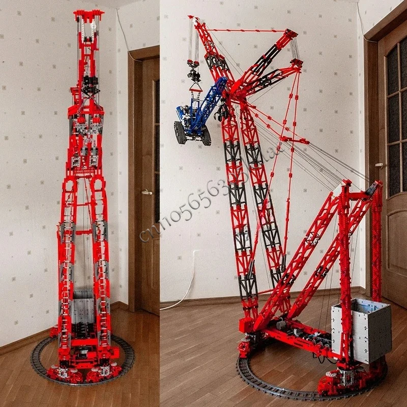 Nouveau 4933 pièces MOC city Mammoet PTC-200-DS modèle de grue à anneau bricolage idées créatives technologie enfant jouet assemblage Puzzle cadeau d'anniversaire
