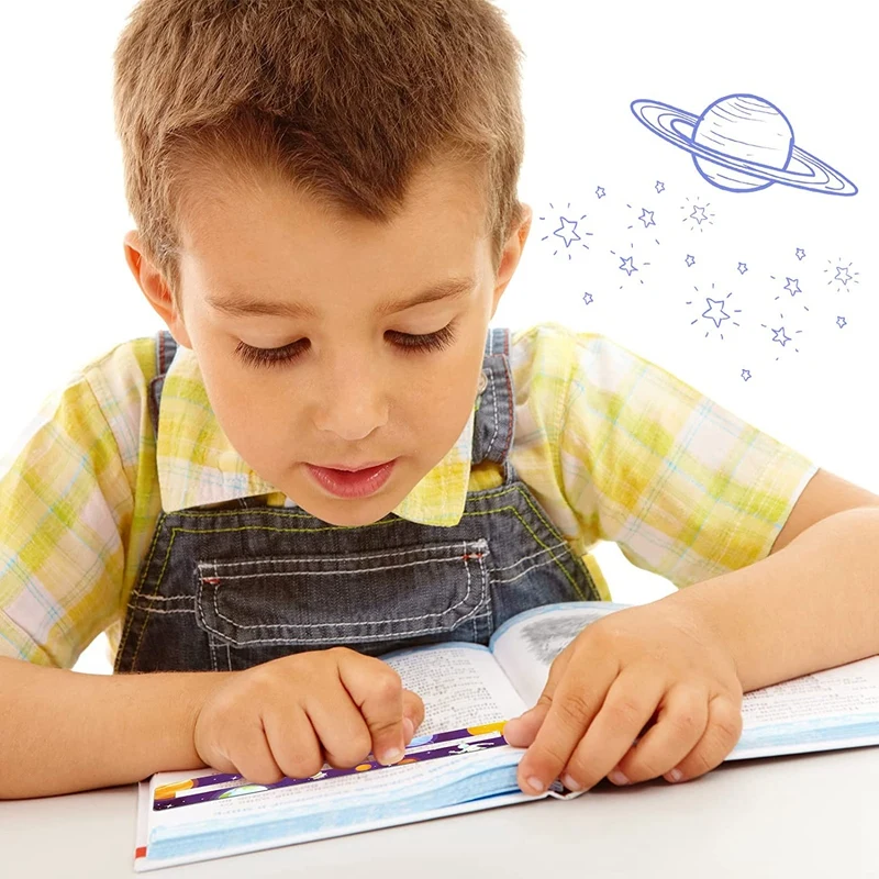 16 шт., полоски для чтения с наведением для детей