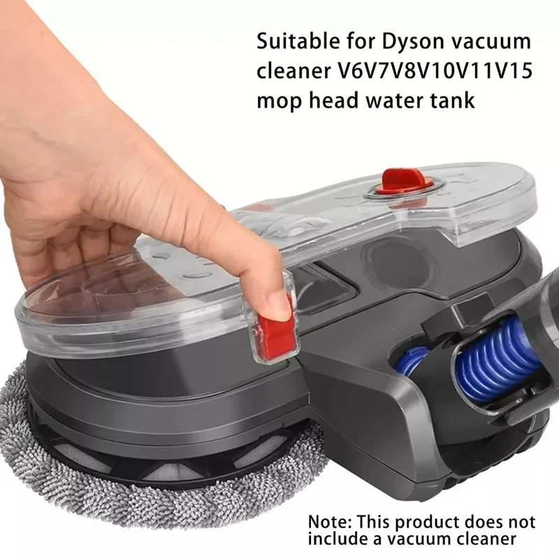 Electric Mop Water Tank Vacuum Cleaner Accessories Are Suitable for Dyson V6 V7 V8 V10 V11 V15 Dual-purpose Brush Head