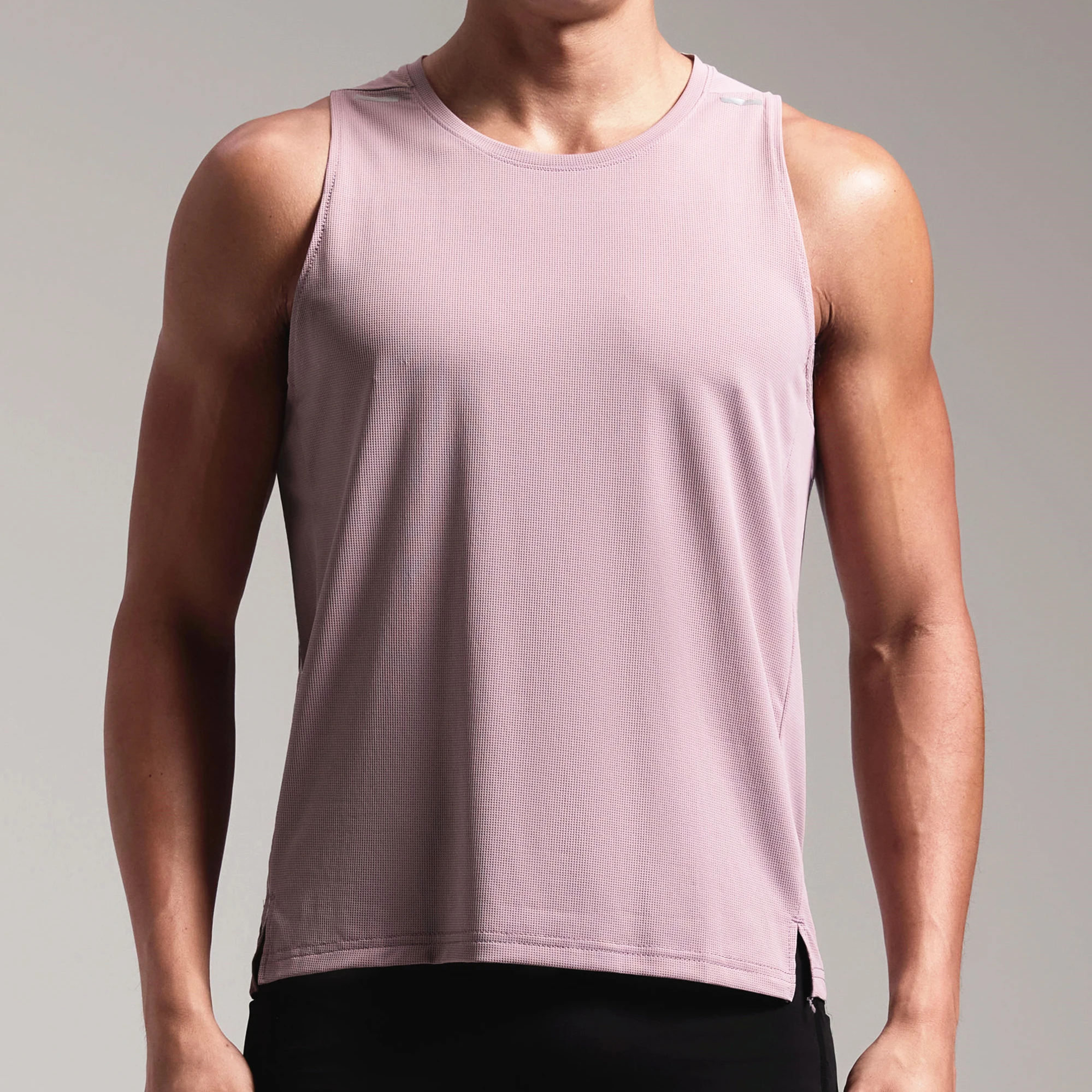 Mens Tops Urltra-Light Running Vests Reflective Speed Sport Fitness Hiking Shirts Gym Sleeveless Clothing Track Field Singlet
