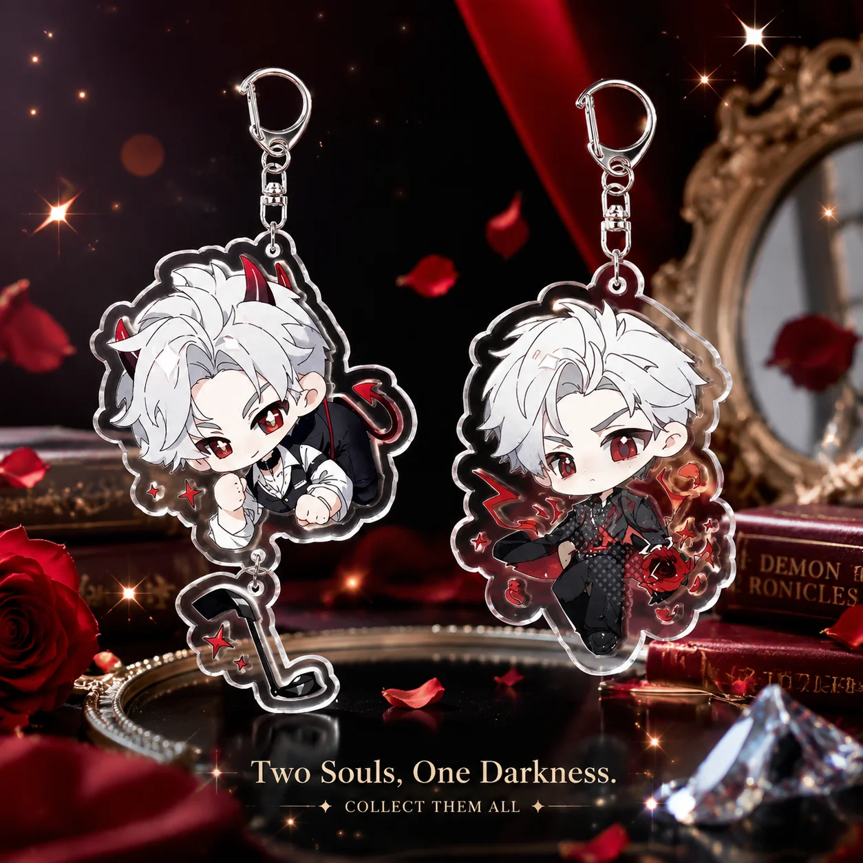 Nuevo Llavero de Acrílico Love and Deepspace Qin Che 2025, Artículo Promocional del Videojuego, Regalo de Anime, Disponible en Stock, Oficial