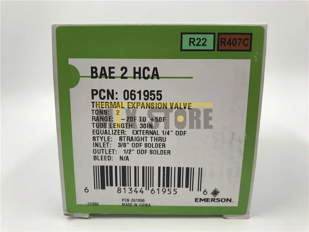 1pcs BRAND NEW ONES  EMERSON Valve BAE 2 HCA          BAE2HCA