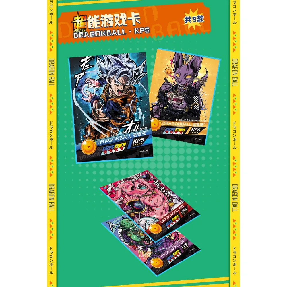 Dragon Ball Card Collection 40th Anniversary Booster Box Fighting Comic Protagonist Game Trading Card Children\'s Favorite Gifts