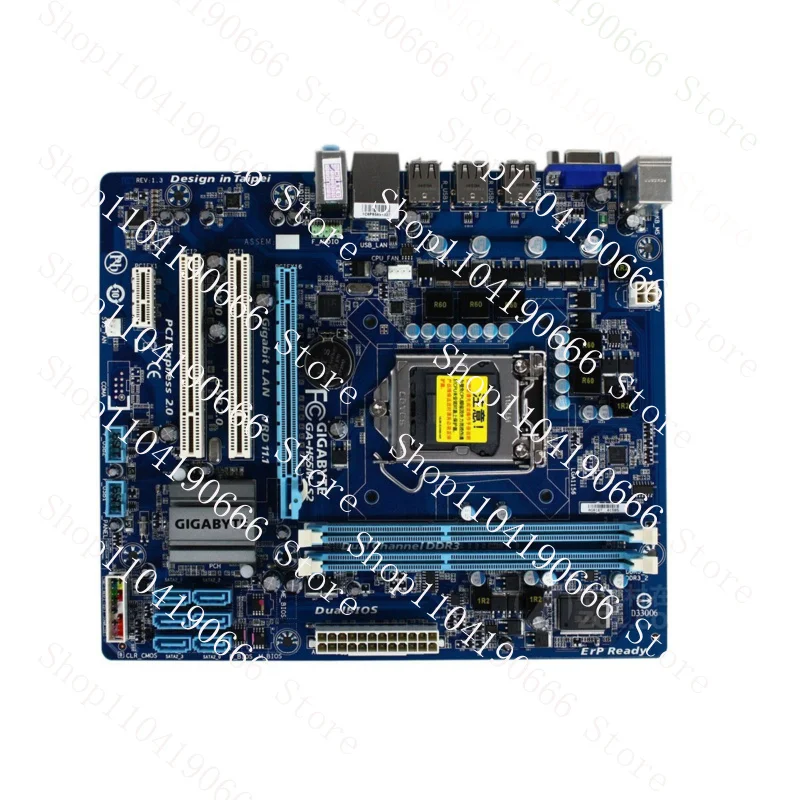 

For GIGABYTE H55M-S2 motherboard H55 LGA1156 2*DDR3 8G VGA M-ATX Tested ok